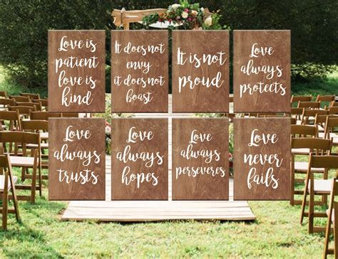 love is patient signs for wedding|signs for newly married couples.